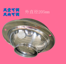 Stainless steel new air vent air blower air supply ball type Bulleye air nozzle round adjustable rotating air supply