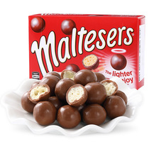 Imported maltesers sandwich chocolate 90g snack net red snack milk black chocolate Malteser