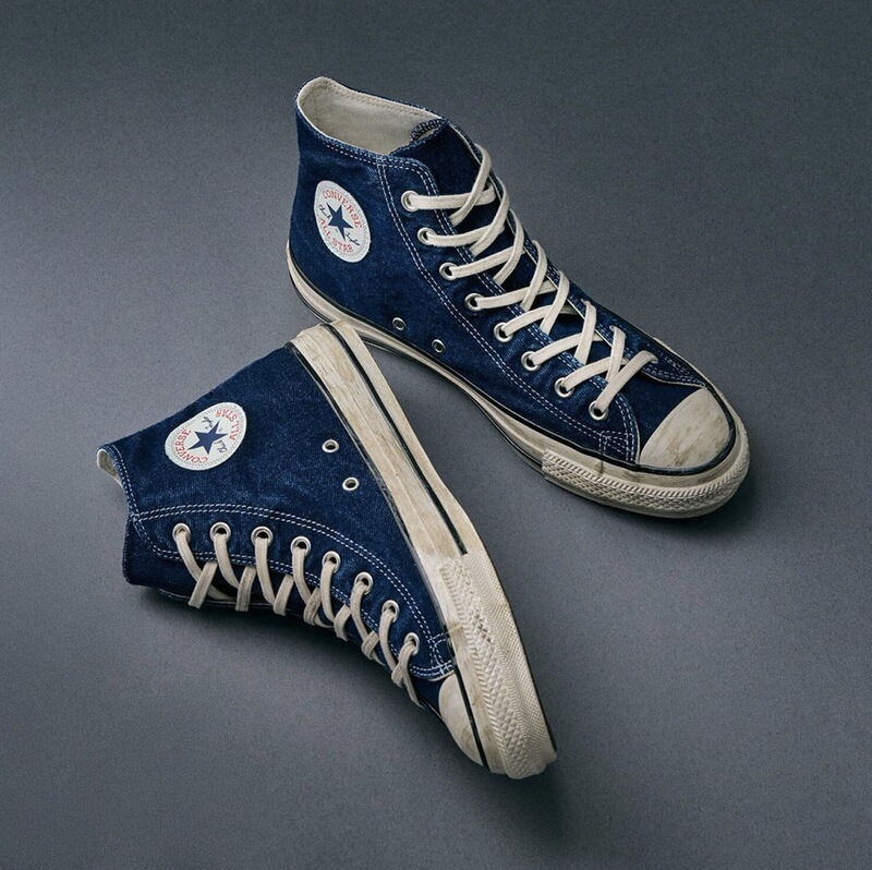 Discounted Japanese Direct Shipment Converse Aged Fadeddenim Ag Distressed Denim High-Top Canvas Shoes Discounted Japanese Direct Shipment Converse Aged Fadeddenim Ag Distressed Denim High-Top Canvas Shoes