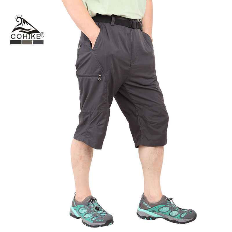French COHIKE men's summer casual outdoor light and breathable sunscreen quick dry 50% pants fast dry 7-minute pants
