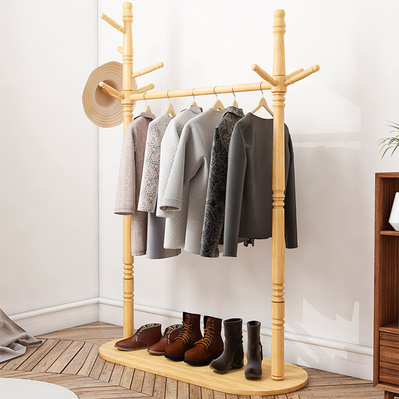 Shoes cabinet integrated cloakhat shelf floor bedroom inner double layer solid wood double-lever small hanger minimalist modern home living room