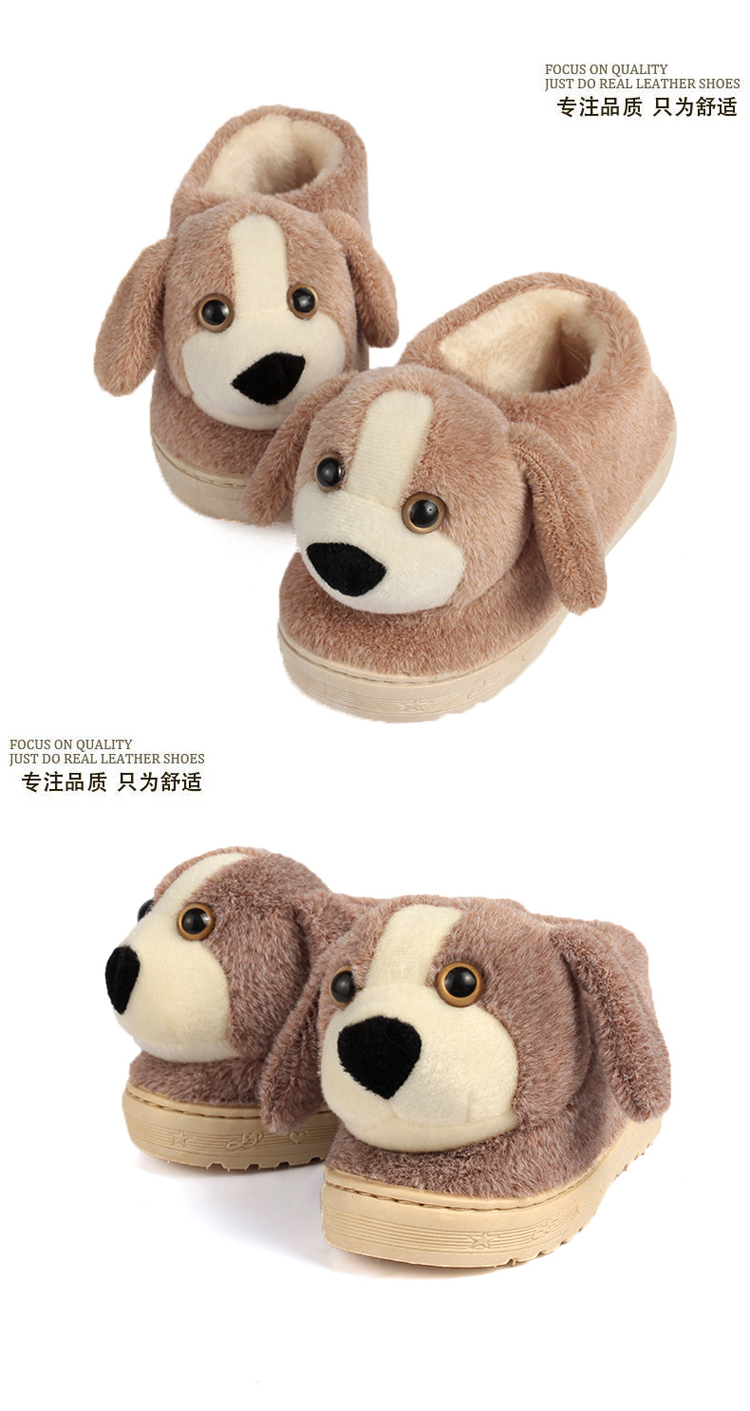 Chaussons enfants en suède pour hiver - semelle caoutchouc - Ref 1013621 Image 18