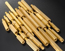 Copper column M3 single head hexagonal copper column copper column screw hexagonal isolation column (M3 copper column series) screw cap