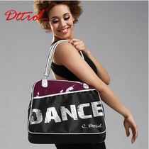 Diqueer fashion womens dance bag practice bag fitness bag large capacity messenger bag hand bag handbag