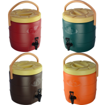 Milk tea bucket Cold drink beverage bucket Stainless steel insulation bucket Restaurant tea bucket Commercial hot water bucket with faucet