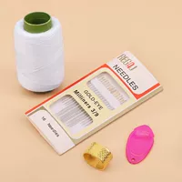 Белая линия 1+швейная игла № 16+иглы+верхняя игла