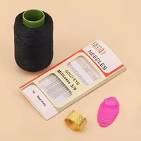 Черная линия 1+швейная иглы № 16+иглы+верхнее кольцо