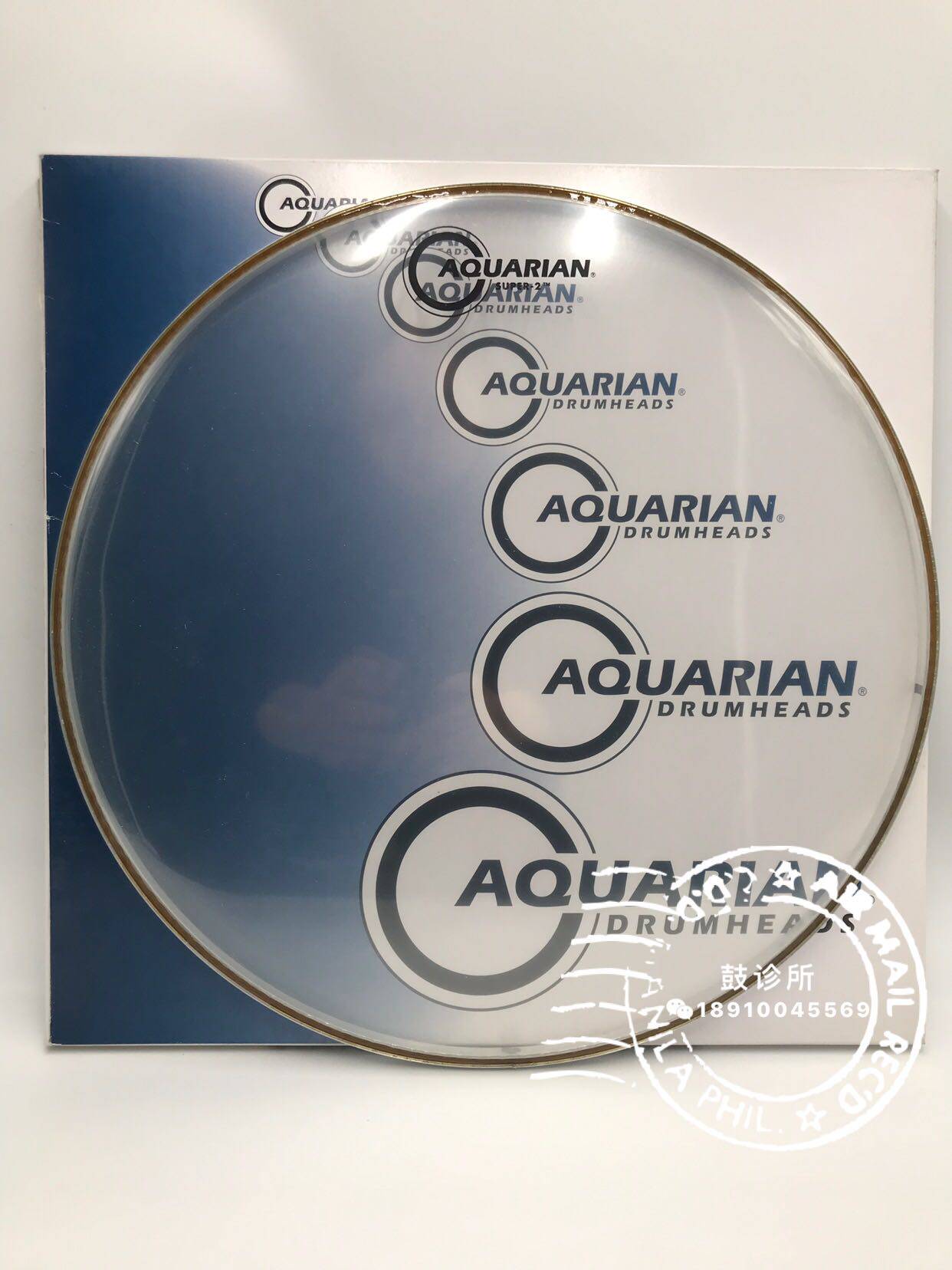 AQUARIAN Akeren 18-inch double layer of oil leather ultra-energy series S-2-18 with drum base drum percussion surface skin