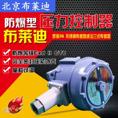 KY16 explosion-proof pressure controller single set explosion-proof switch adjustable upper limit lower limit control high precision