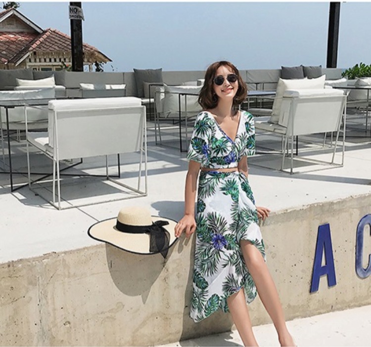 Bộ đồ bơi đôi 2018 mới của Hàn Quốc - Vài đồ bơi đồ đôi di biển	