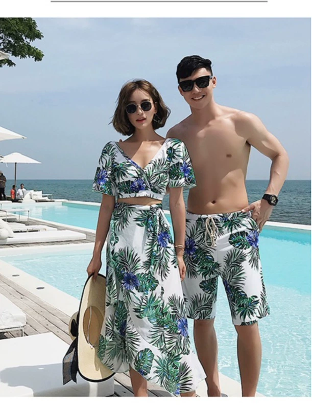 Bộ đồ bơi đôi 2018 mới của Hàn Quốc - Vài đồ bơi 	đồ đôi tắm biển đẹp