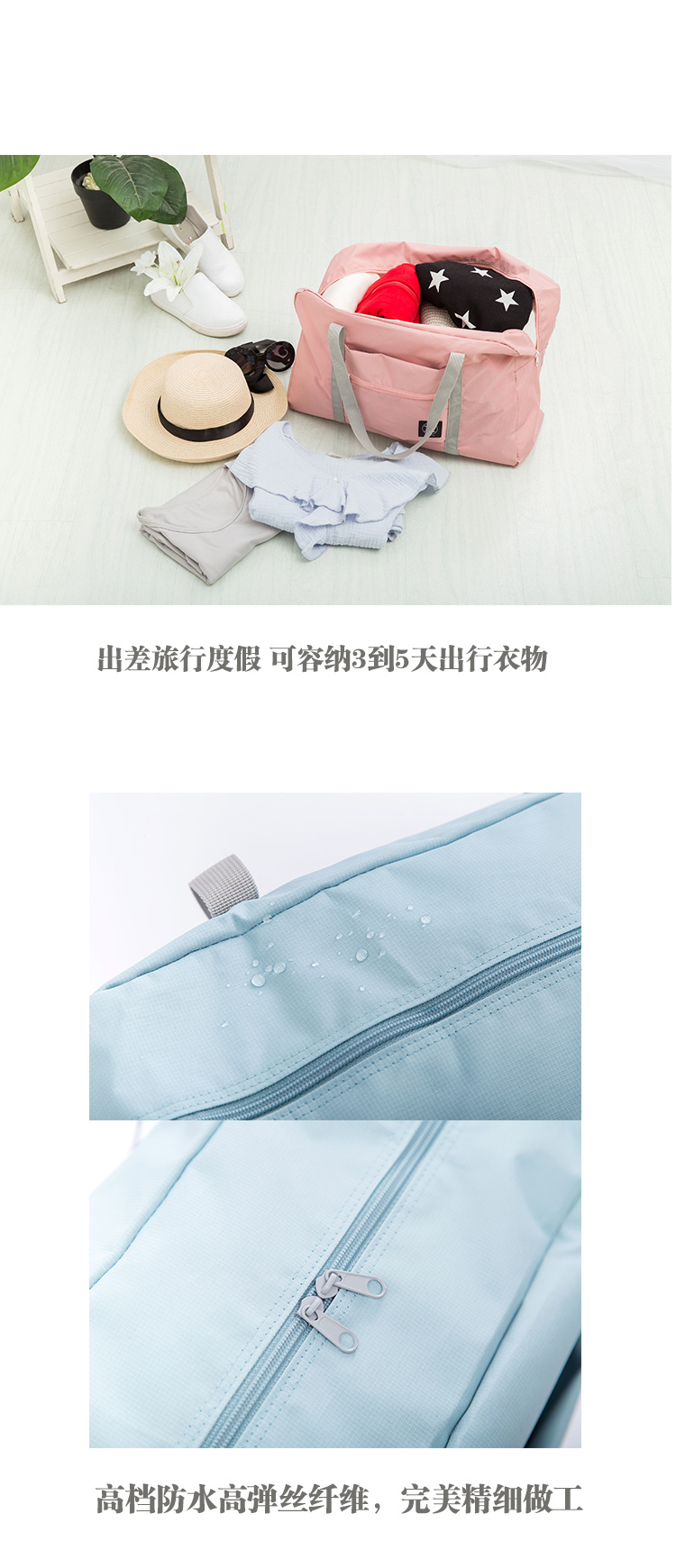 Túi lưu trữ lớn túi du lịch xách tay gấp túi duffel có thể được kéo thanh túi hành lý công suất lớn túi tote túi du lịch