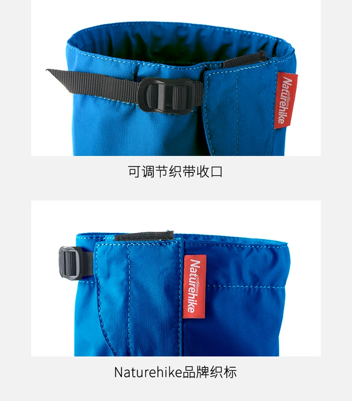 Hoang dã đi bộ đường dài tuyết bìa leo núi ngoài trời tuyết và windproof cát bìa xà cạp bìa giày bìa boots giày không thấm nước bìa