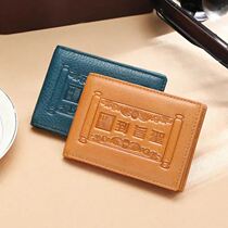 Saint to imprint genuine leather male drivers license personality double loose-leaf travel document protective sleeve fashion head layer cow leather