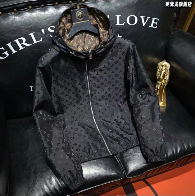 2026 Spring New Hooded Printed European Style Jacket Top Stylish Cardigan Casual Fashion Slim Fit Hot-Selling Coat