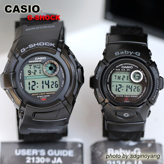 G-SHOCK 카시오 1999년 한정 커플 시계 LOV99A-1 독특한 가변 백라이트 사진 신규 입고