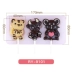 Sôcôla fondant silicone khuôn phim hoạt hình kẹo mút stereo khuôn mềm công cụ làm bánh bằng tay nhiệt độ cao khuôn bánh tart Tự làm khuôn nướng