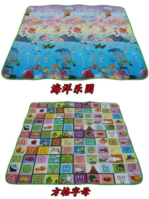 Thảm cỏ không thấm nước mat chống ẩm pad ngoài trời hoang dã mùa xuân tour bãi biển ngủ mat mat hai mặt bảo vệ môi trường dày - Thảm chống ẩm / Mat / Gối thảm lót cho bé