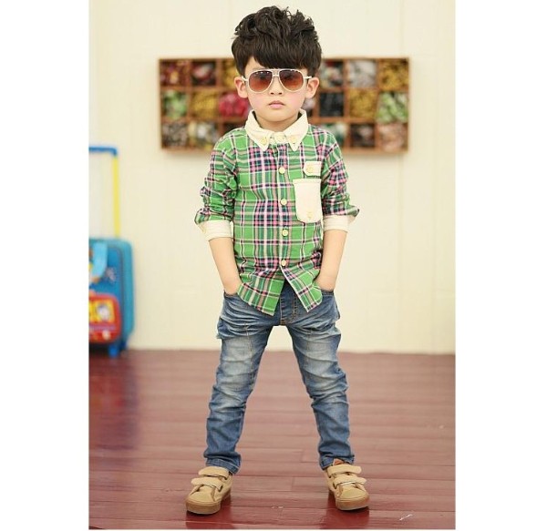 Chemise garcon KIDS BUSY à manche longue - Ref 2082424 Image 12