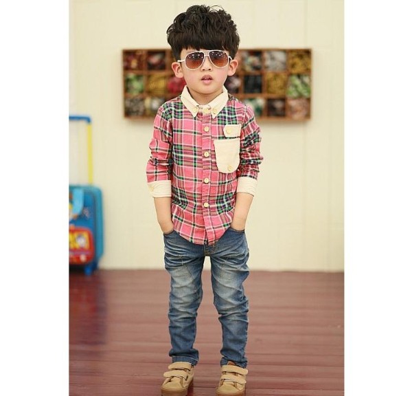 Chemise garcon KIDS BUSY à manche longue - Ref 2082424 Image 8