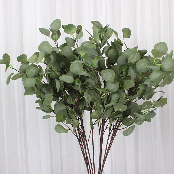 Simulation Flower and Green Plant High Branch Apple Leaf Leaf Yughali Wedding Flower Simulation Flower Simulation