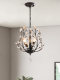 High-end entrance hall light, American corridor aisle chandelier, French retro cloakroom, crystal small restaurant lamps