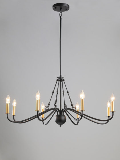 Simple Chandelier for Living Room 2026 New Model Black Stylish Dining Room Lamp High-End and Elegant Clothing Store Bedroom Lighting Fixtures