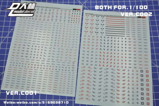 Dalin Water Sticker MG 1/100 Mô hình lắp ráp Hệ thống cảnh báo chung Logo Logo Sticker đặc biệt - Gundam / Mech Model / Robot / Transformers mô hình gundam khổng lồ	