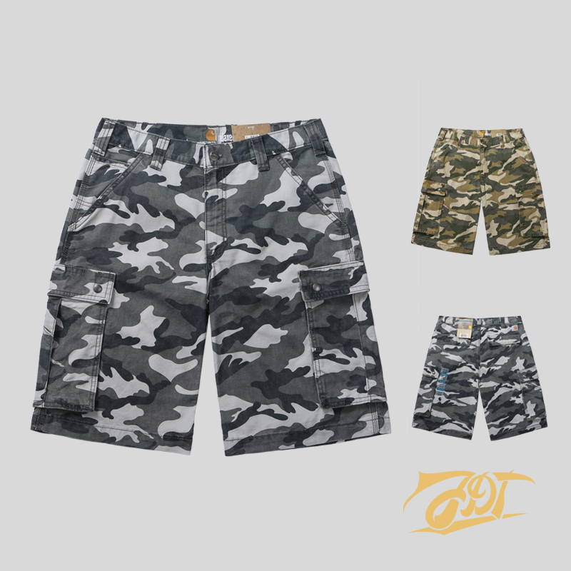 Carhartt Rugged Cargo Camo Short # 100279 Camouflage Multi-Pocket Cargo Shorts Carhartt Rugged Cargo Camo Short # 100279 Camouflage Multi-Pocket Cargo Shorts