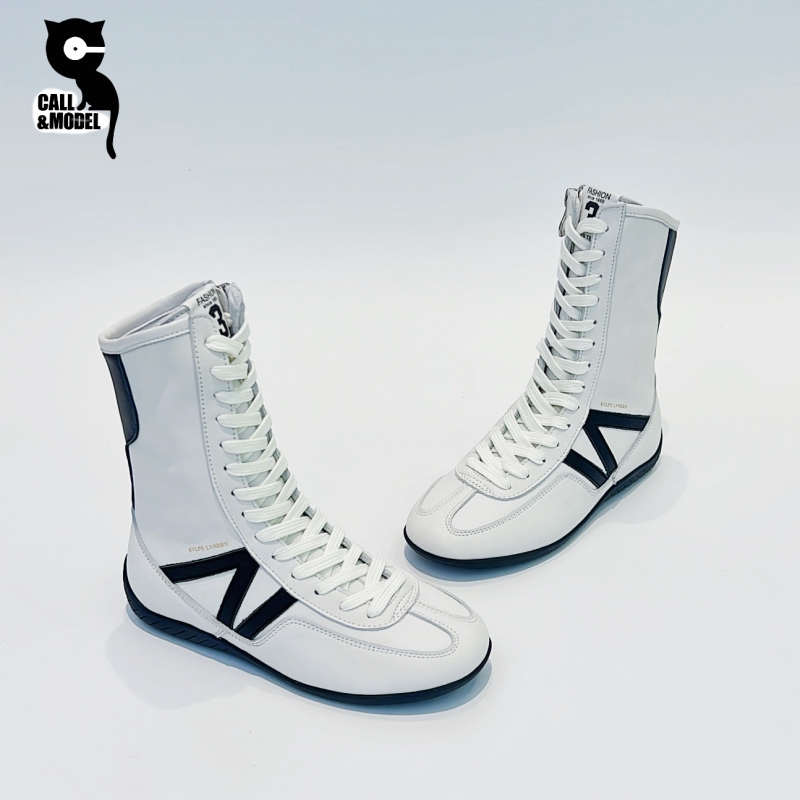 Original Design Adult Boys' and Girls' Everyday Sports Style Boxing Shoes, Racing Shoes, Fashionable and Versatile High-Top Sneakers Original Design Adult Boys' and Girls' Everyday Sports Style Boxing Shoes, Racing Shoes, Fashionable and Versatile High-Top Sneakers
