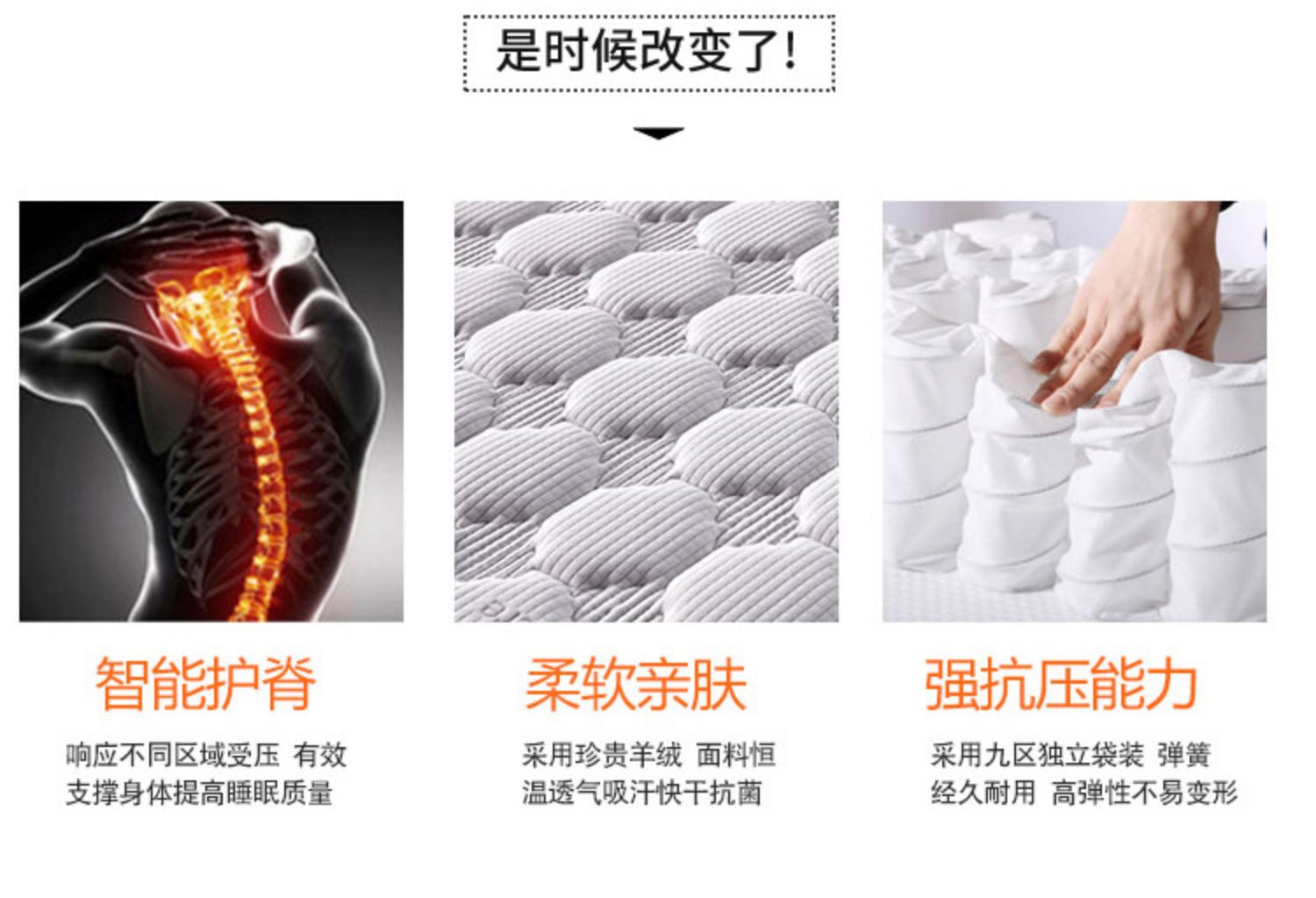 Hippocampus hạnh phúc để giành chiến thắng cửa latex nệm 1.5m1.8 mét cứng và mềm kép độc lập cọ mùa xuân dừa đúp Simmons - Nệm nệm cao su