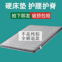 Hippocampus Mattress Top Ten Famous Brand Natural Coconut Palm Mattress Hard Home Brown Mat Ridge Protection Children 3e Environmental Latex Mattress