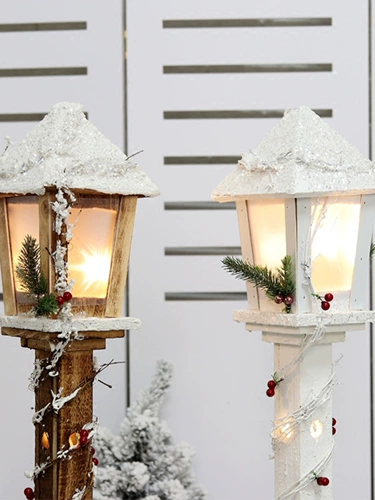 Рождественский декор, деревянный уличный фонарь для отеля, европейский стиль