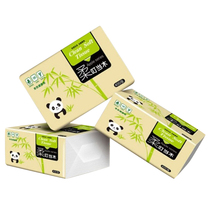 Biding wood Bamboo Pulp Natural Color Pumping Paper Napkins Paper Woman Baby Face Towels Paper Sanitary Towels Family Pumping Paper Affordable 18 Pack