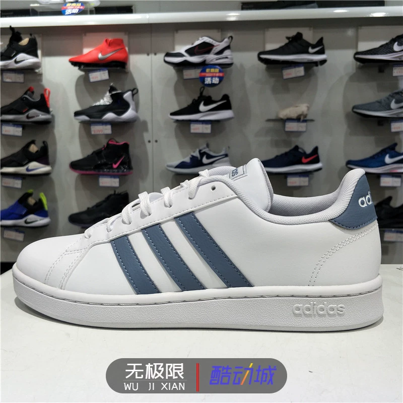 Giày thể thao nam đế thấp đế thấp màu trắng 19 của Adidas AW4294 F36403 EG5939 5942 - Dép / giày thường