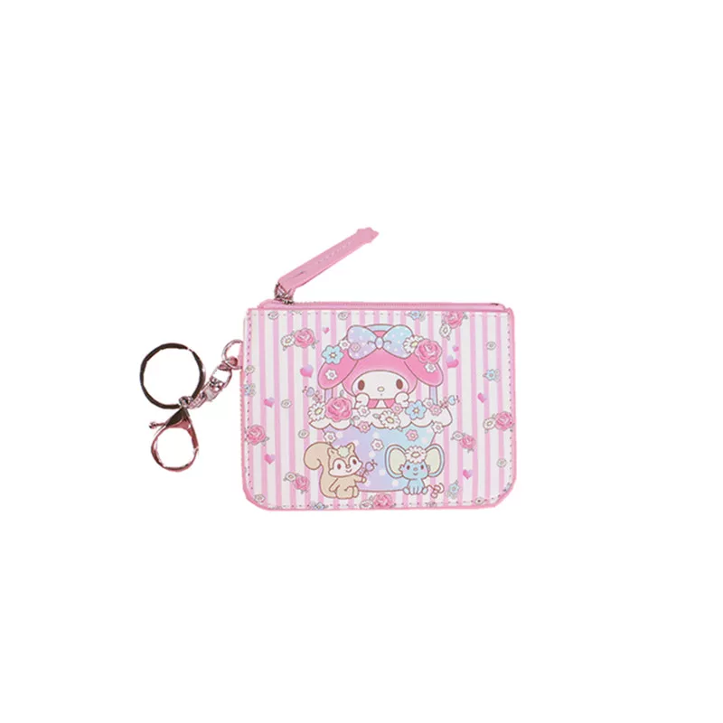 Hello Kitty, Disney, милая кошелёк-кошелёк на молнии, держатель для карт, подвеска с мультяшкой