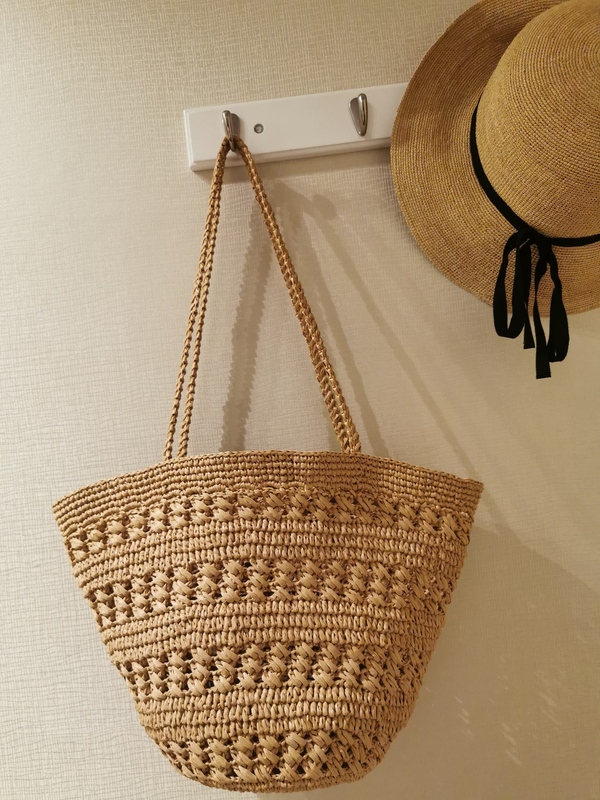 Purely Hand-Woven Raffia Cotton Straw Summer Straw Crossbody Phone Bag Cotton and Linen Travel Vacation Photo Straw Bag