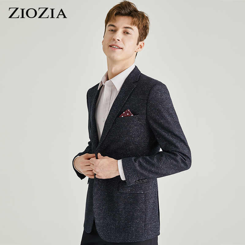 ZIOZIA Summer nam Hàn Quốc phiên bản thời trang Casual nhẹ và thoải mái Tây Casual Suit Jacket DLX2KG1053