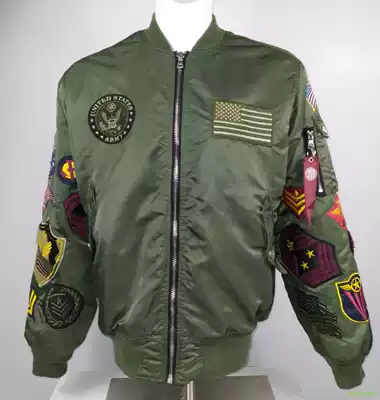 US imported Smoke Rise Olive Bomber Jacket MA-1 Flight Jacket