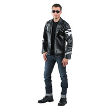 Halloween annual meeting party party nightclub DJ movie character series scorpion pattern rock double-sided jacket costume