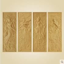 Artificial sandstone TV background wall Three-dimensional wall brick Cultural stone Chinese sand sculpture Hotel sandstone parquet relief flying sky