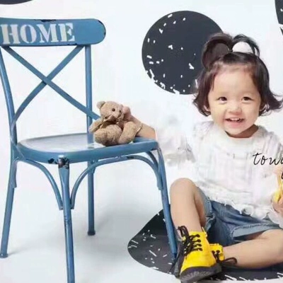 Реквизит для фотографии, детская корзина для покупок, двухэтажная розовая тележка