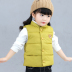 Mùa thu và mùa đông trẻ em mới vest bé trai và bé gái Áo khoác cotton cho bé quần áo mùa đông nhẹ nhàng áo lót cotton ấm áp váy trẻ em Áo ghi lê
