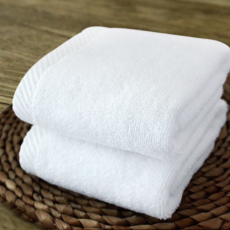 Vosges Jieyu hotel hotel thickened white square towel pure cotton to increase face towel face towel hand towel 33*34