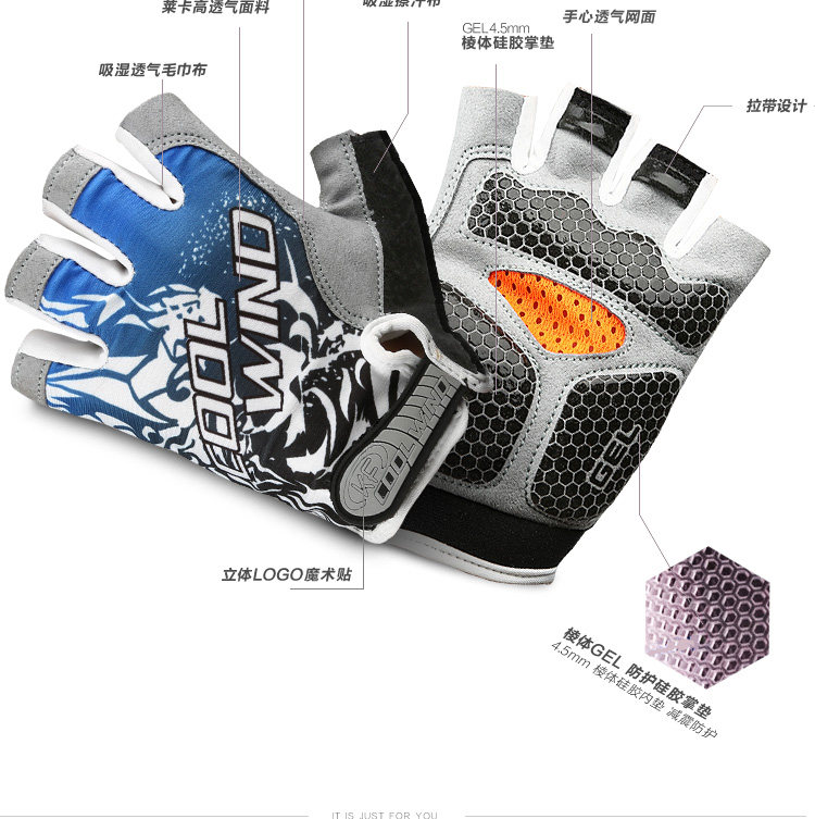 Gants pour vélo mixte - Ref 2242429 Image 50