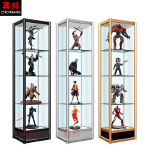 Zhenbang shopping mall counter boutique glass display cabinet jewelry jade display cabinet handmade model display cabinet red wine tobacco and wine cabinet
