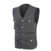 Mùa xuân và mùa hè trung niên áo vest nam cotton nam nhiều túi vest áo ba lỗ tanktop nam Áo vest cotton