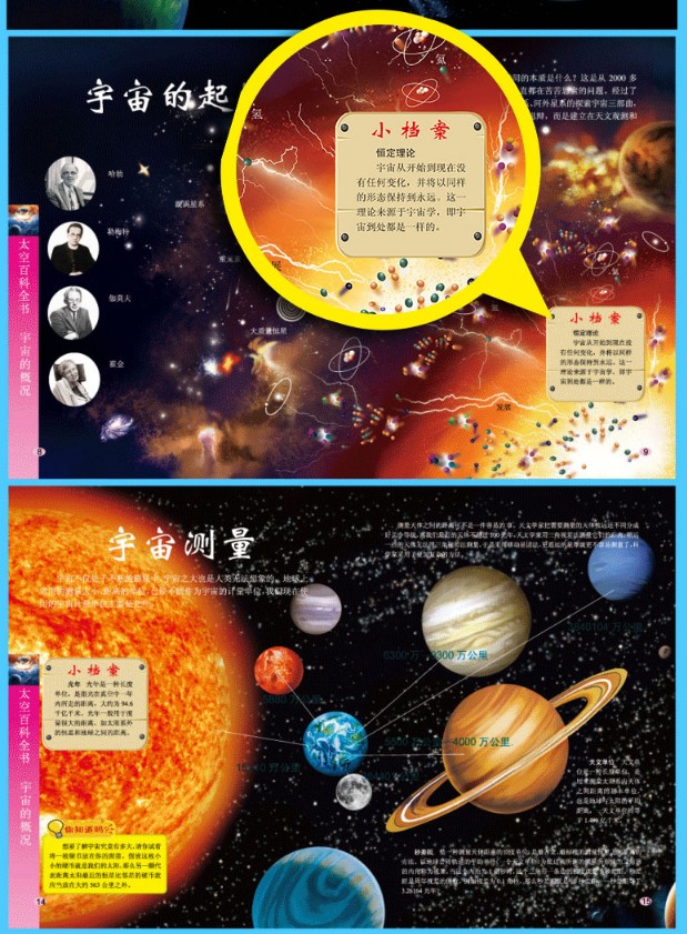 Cosmic Mystery Encyclopedia 6 12 Years Old Childrens Astronomy Books Cosmos Starry Recognition Color Picture Version Elementary School Students 3 456