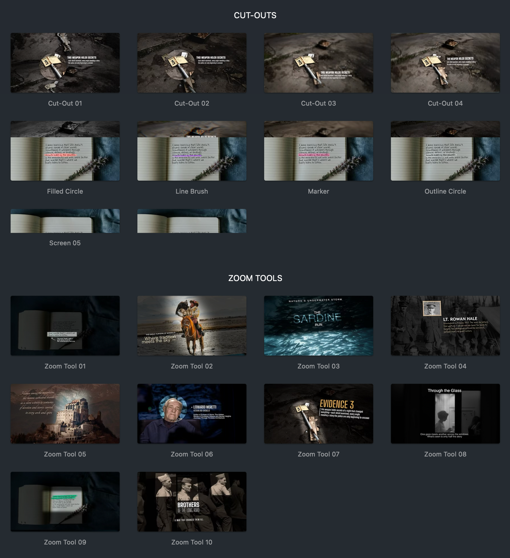 中英双语-FCPX插件|高亮标注重点引导动画 Highlighters
