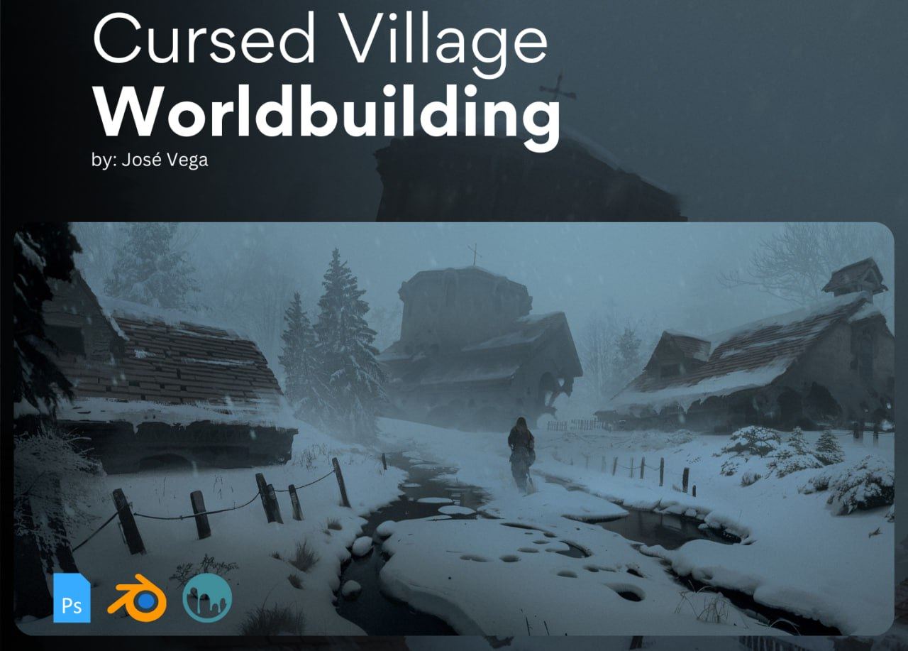 中英文字幕-Blender中世纪诅咒村落环境设计概念艺术绘画建模教程 Environment Concept Art Cursed Village photo_2025-12-15_01-44-47.jpg